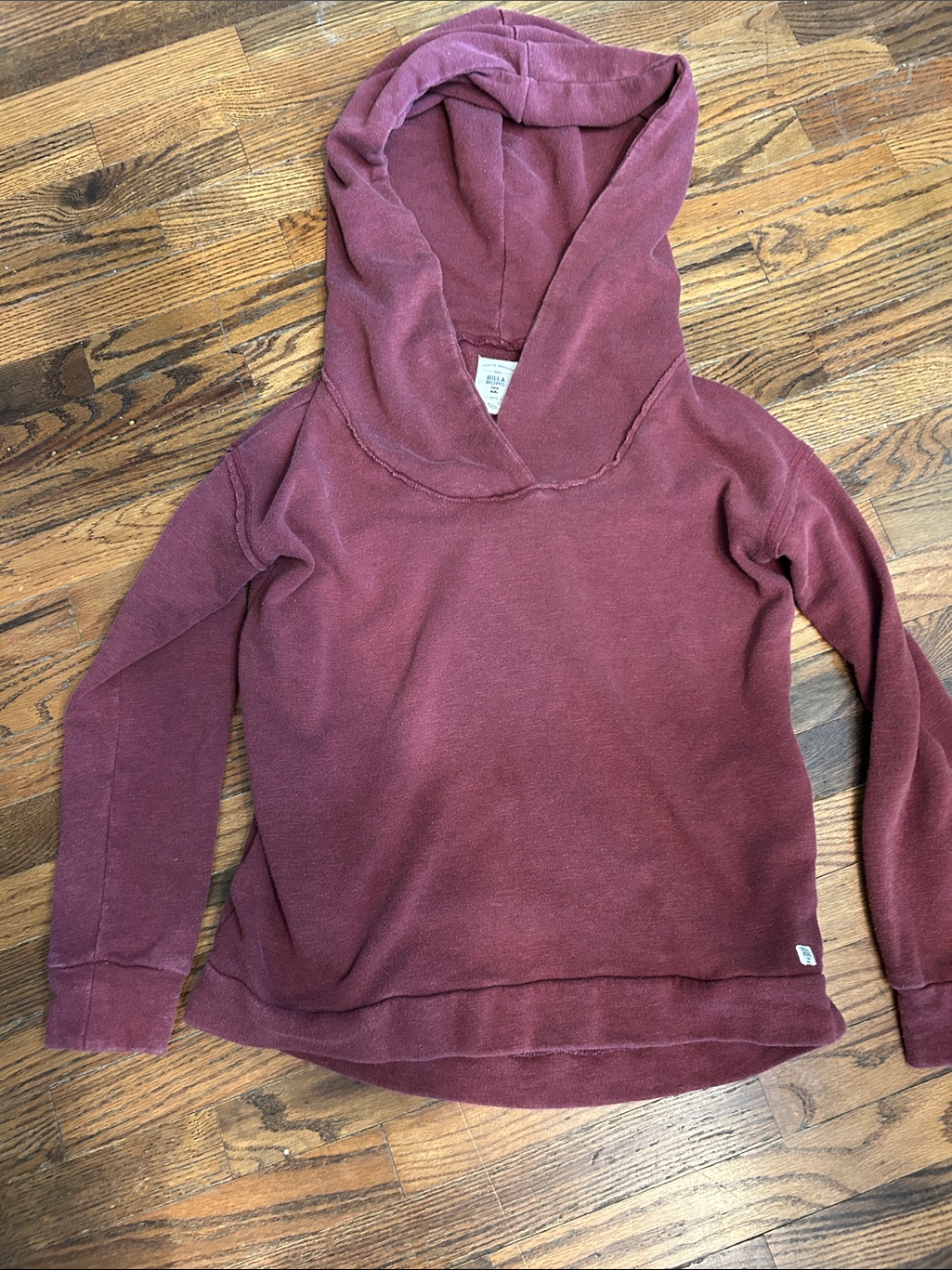 Billabong Women's Hooded Pullover In Burgundy